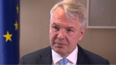 Finland’s foreign minister, Pekka Haavisto