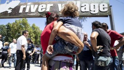 Roma evicted from camp in Rome, 26 Jul 18