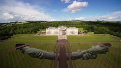 Lawn fresco in Belfast