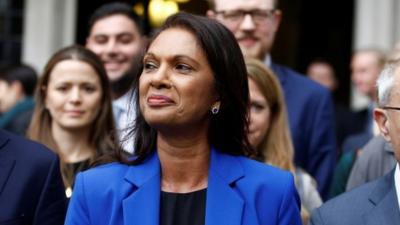 Gina Miller outside the Supreme Court