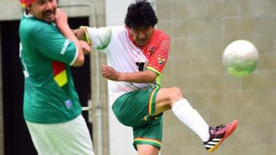 Bolivian President Evo Morales