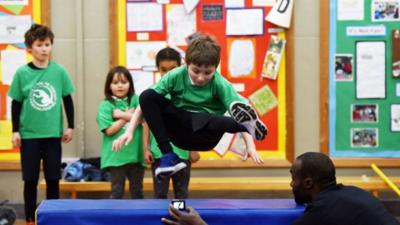 Child freerunning