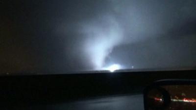 Still from tornado footage