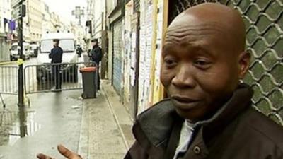 Tom Burridge with Tagara Traore