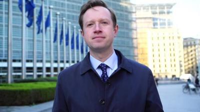 BBC Brussels Reporter Adam Fleming.