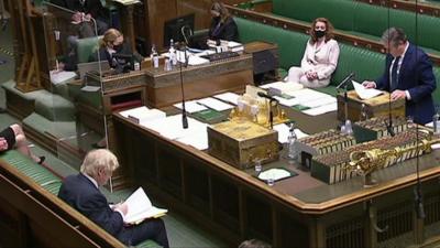 Front benches at PMQs