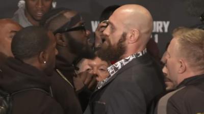 Deontay Wilder and Tyson Fury