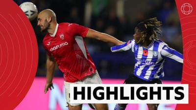 Sheffield Wednesday winger Alex Mighten in action against Morecambe