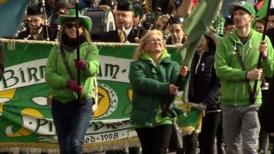 St Patrick's parade