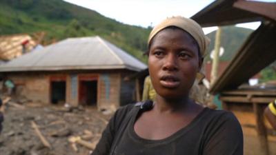 A survivor of the floods in DRC - May 2023