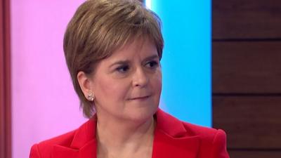 Nicola Sturgeon appears on ITV's Loose Women chat show