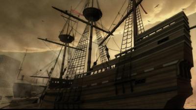 Virtual Mayflower ship