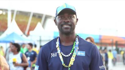 Alhaji Sani, is a refugee from Sierra Leone