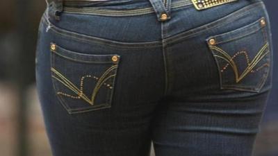 Jeans close-up