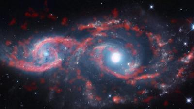 Image of two galaxies