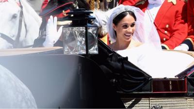 Meghan in carriage