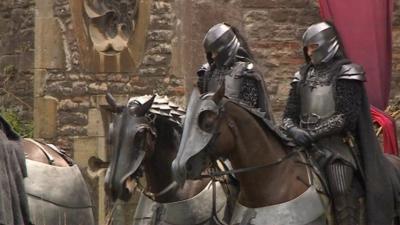 Filming of The Huntsman in Wells