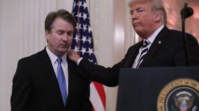 Brett Kavanaugh and Donald Trump