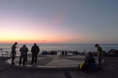 The first place to see in the summer solstice in the UK was Ness Point in Lowestoft, Suffolk.