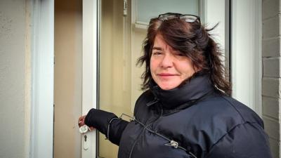 Lisa has moved into her new flat after sleeping rough in Nottingham