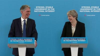 Philip Hammond and Theresa May