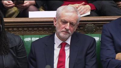 Jeremy Corbyn was accused of calling May a 'stupid woman'.