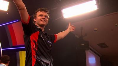 Dutch darts player Richard Veenstra