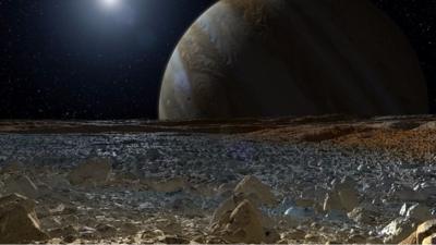 Artwork: Europa's surface