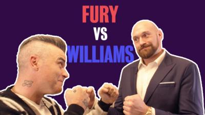 Robbie Williams and Tyson Fury