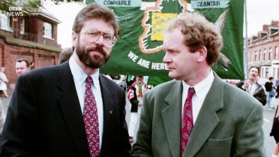 Gerry Adams and Martin McGuinness