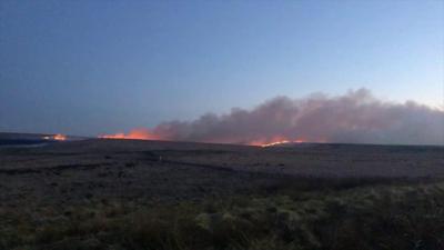 Marsden Moor fire