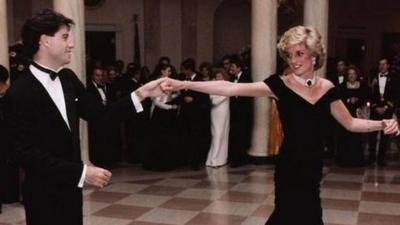 Princess Diana dancing with John Travolta