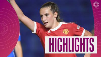 Manchester United celebrate a goal against Birmingham