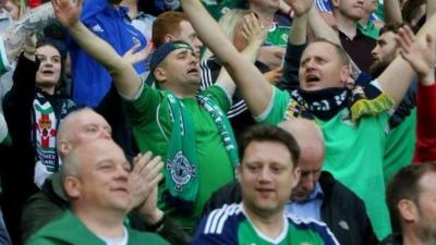 Northern Irish football fans