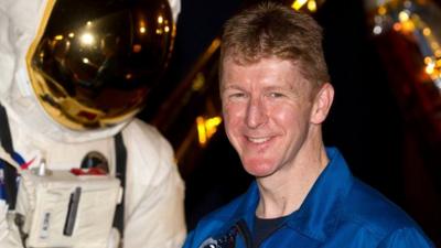 British astronaut Tim Peake