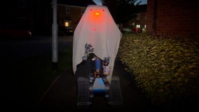 The replica robot cost more than £20,000 to make