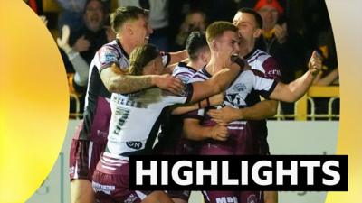 Castleford players celebrate