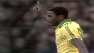 Justin Fashanu at Carrow Road