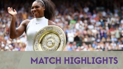 Serena Williams claims seventh Wimbledon title