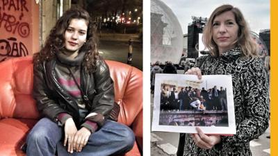 Leonie and Sarah have stories connected to the Berlin Wall.