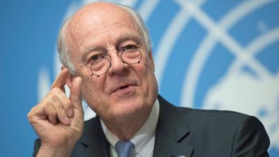 UN envoy to Syria Staffan de Mistura