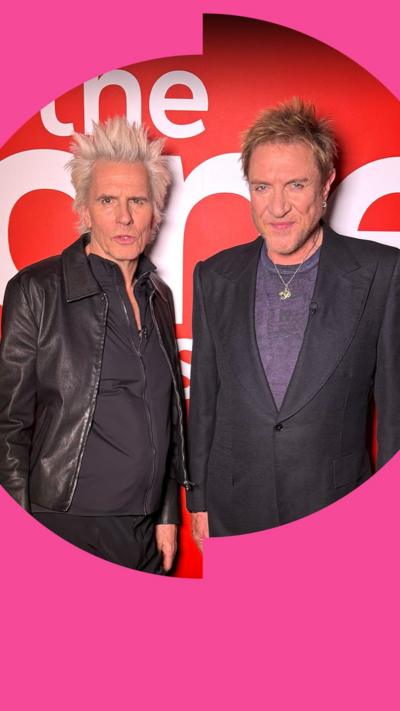John Taylor and Simon Le Bon from Duran Duran