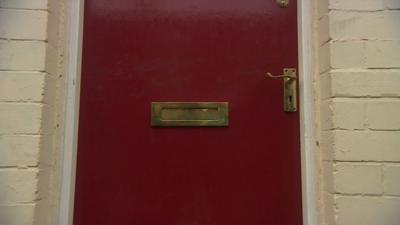 One of the red doors in Middlesbourough