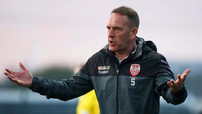 Derry City manager Kenny Shiels