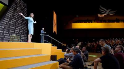 Lib Dem leader Jo Swinson