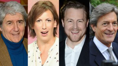 Tom Conti, Miranda Hart, Samuel West and Nigel Havers