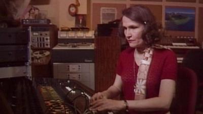 Wendy Carlos in her Greenwich Village studio.