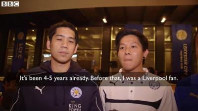 Thailand's Leicester fans