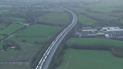 France has suspended any travel from the UK, meaning no lorries are allowed to leave the Port of Dover.