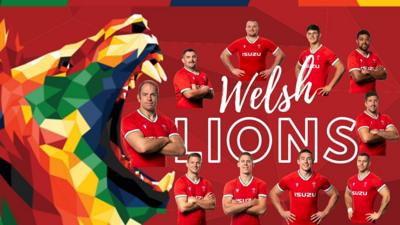 Welsh players selected for the Lions tour